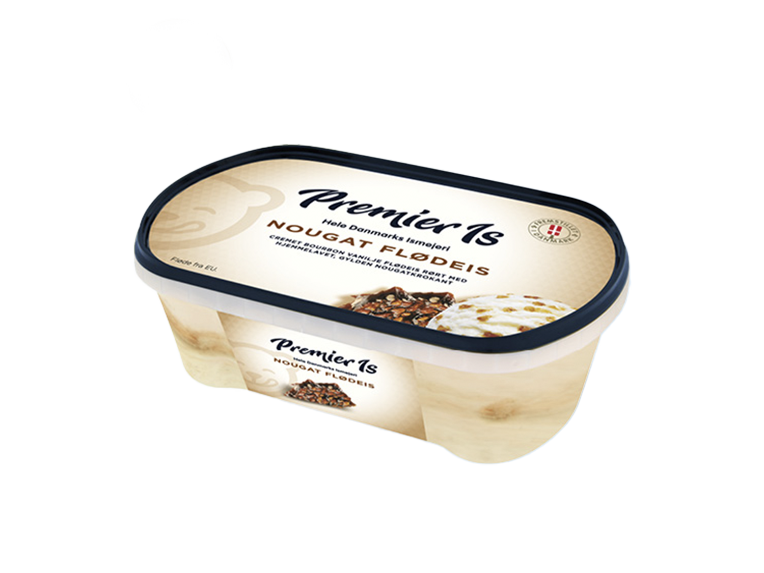 0,75 L Nougatkrokan-is